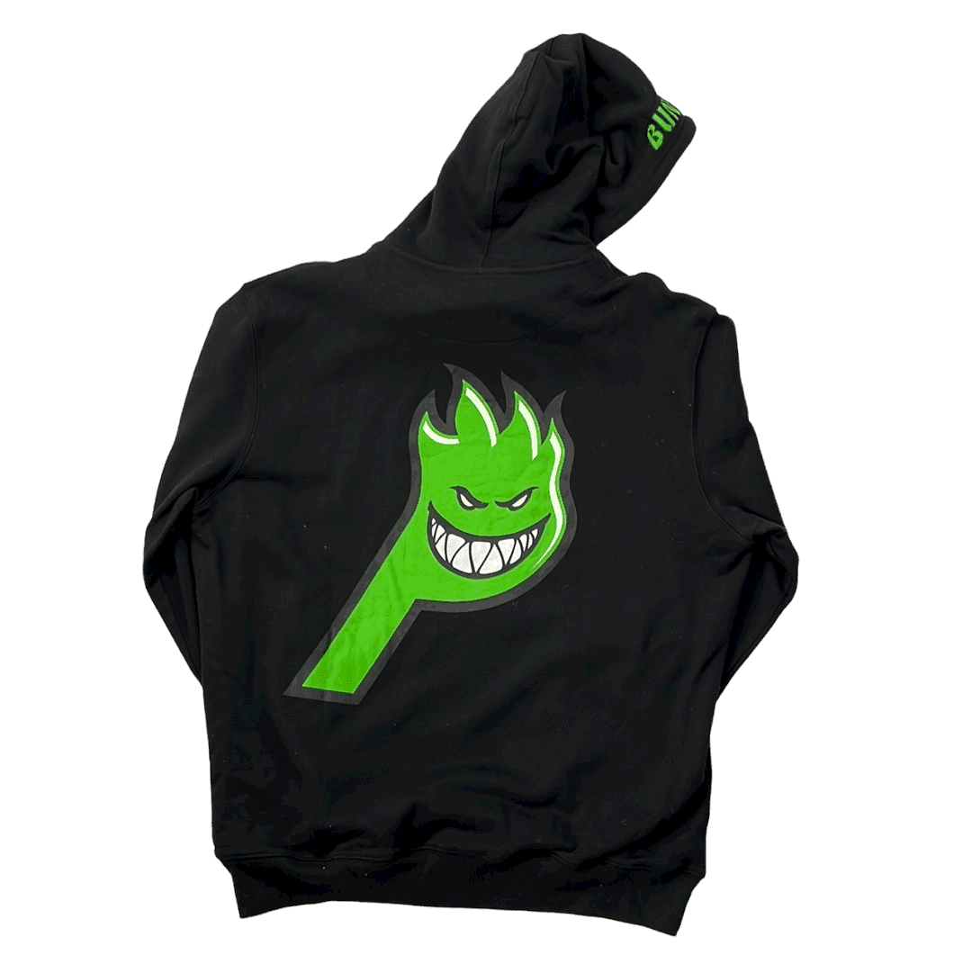 Black Palace Spitfire ‘Live to Bun’ Hoodie - Extra Large - The Streetwear Studio