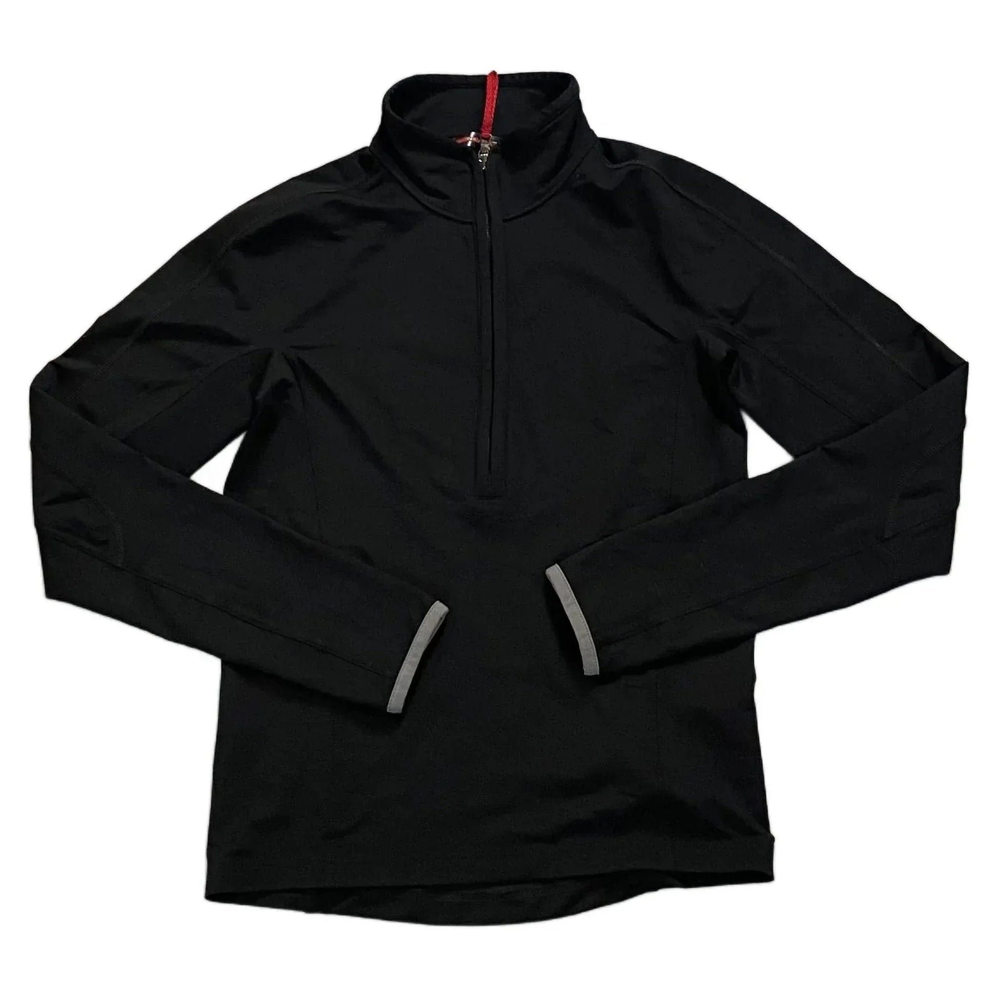 Black Prada 1/2 Zip Sweatshirt - M | The Streetwear Studio