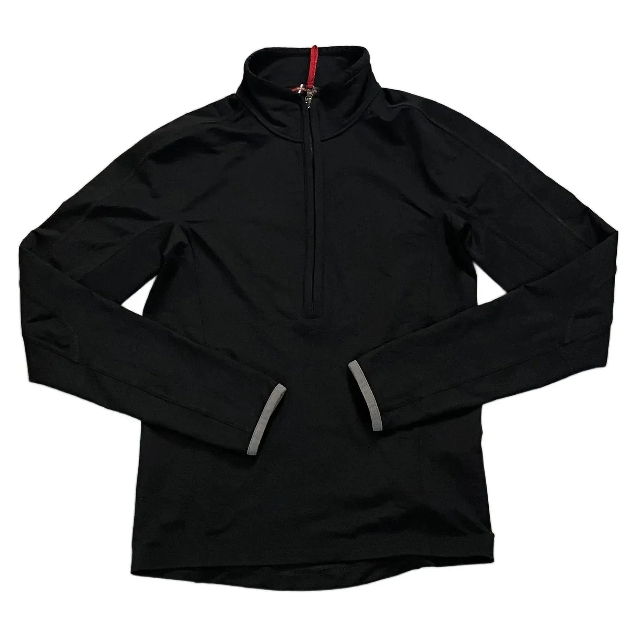 Black Prada 1/2 Zip Sweatshirt - M | The Streetwear Studio