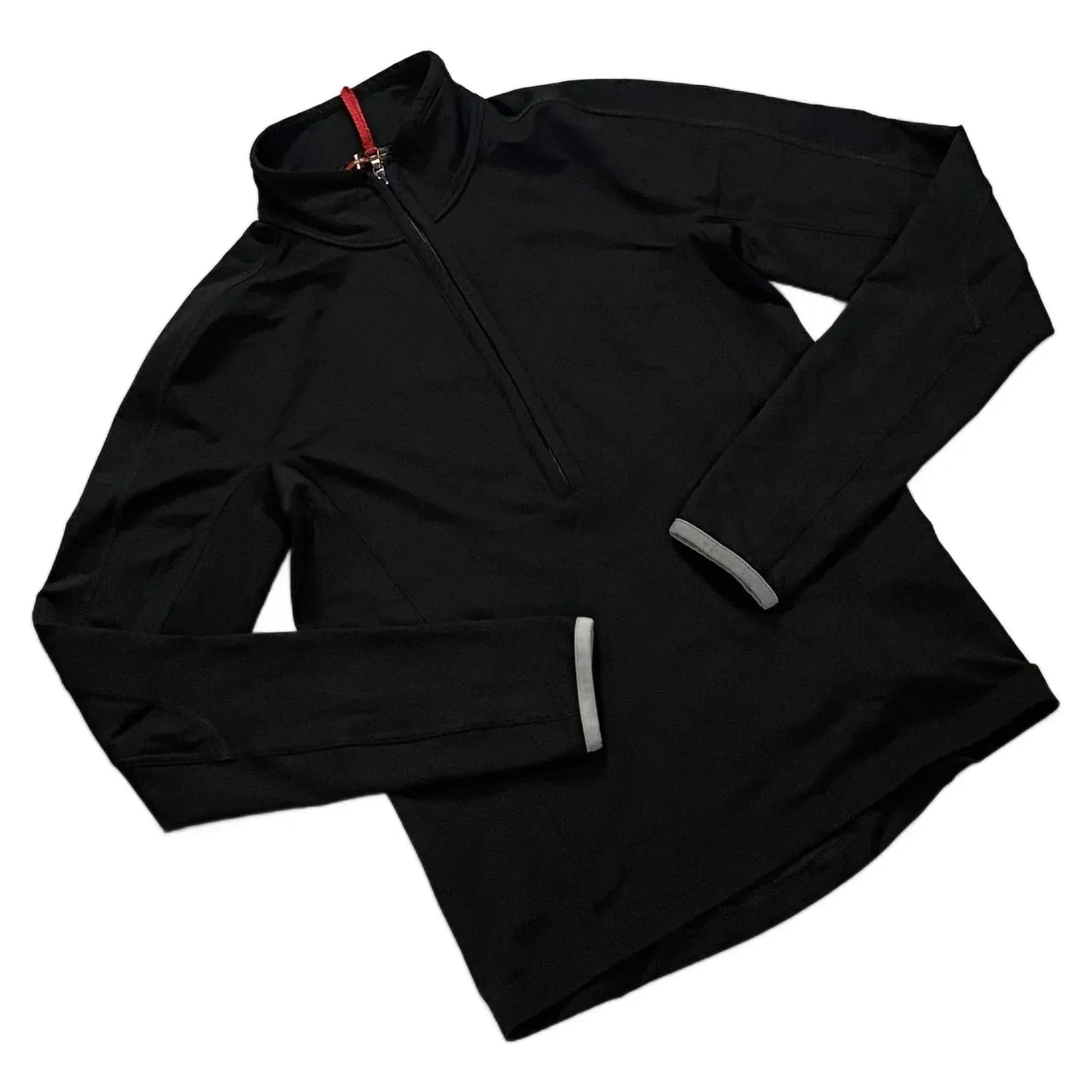 Black Prada 1/2 Zip Sweatshirt - M | The Streetwear Studio
