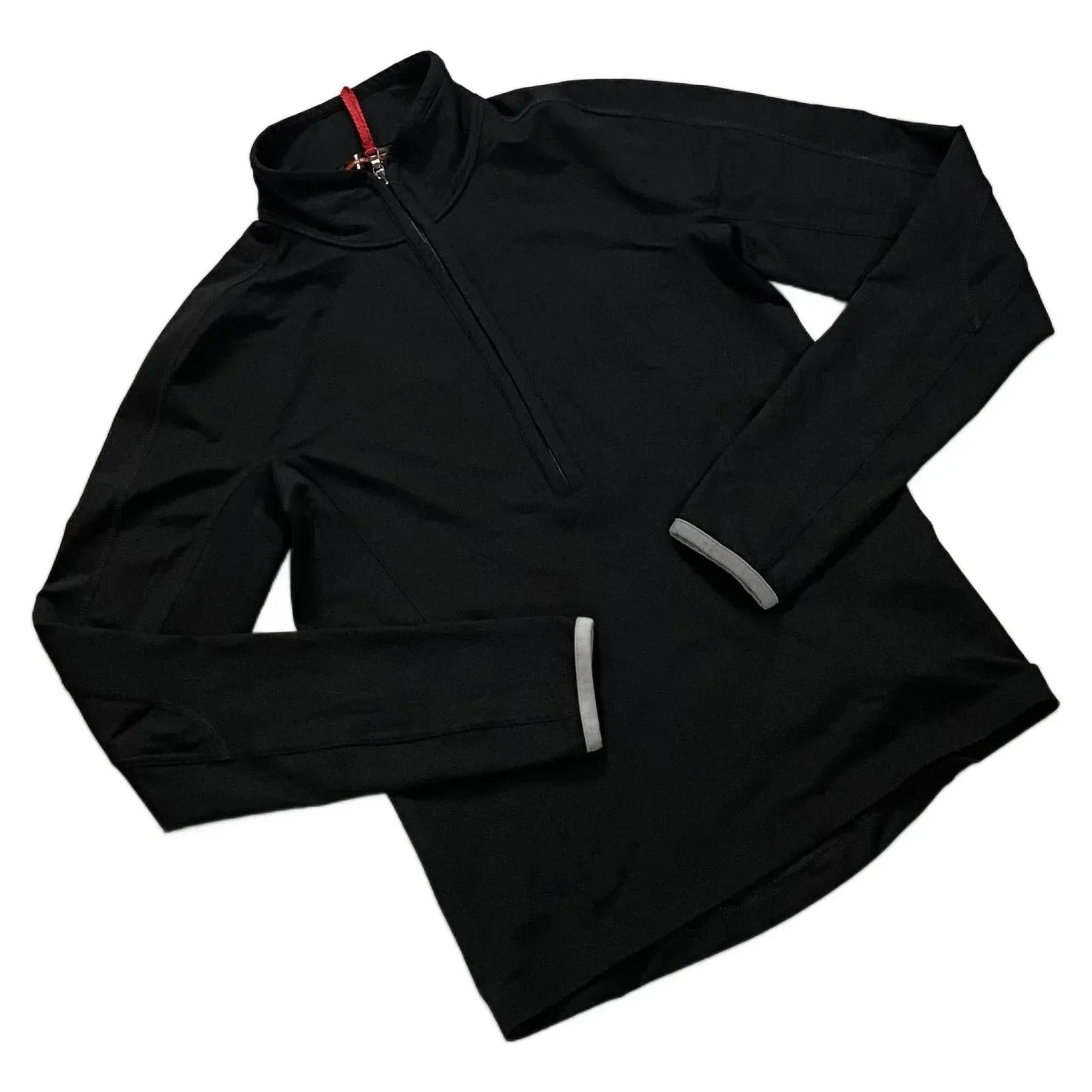 Black Prada 1/2 Zip Sweatshirt - M | The Streetwear Studio