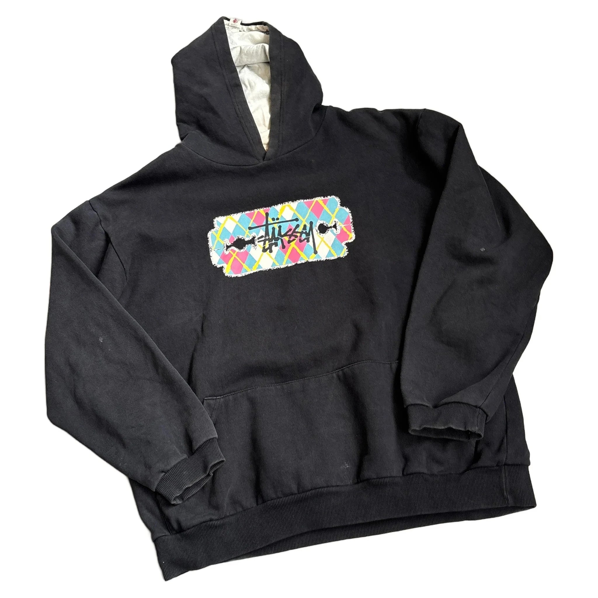 Black Stussy Hoodie - L | The Streetwear Studio