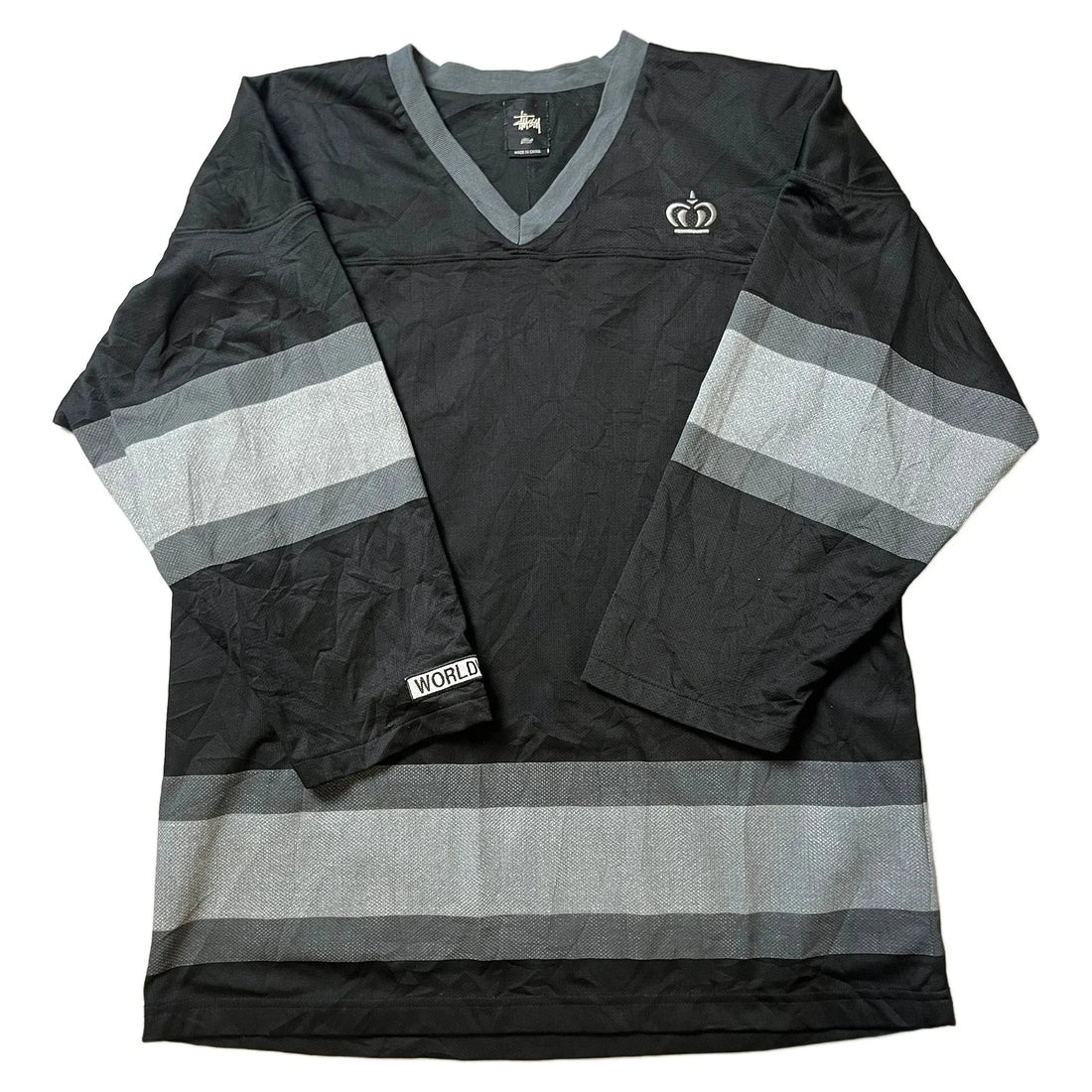 Black Stussy Jersey - L | The Streetwear Studio