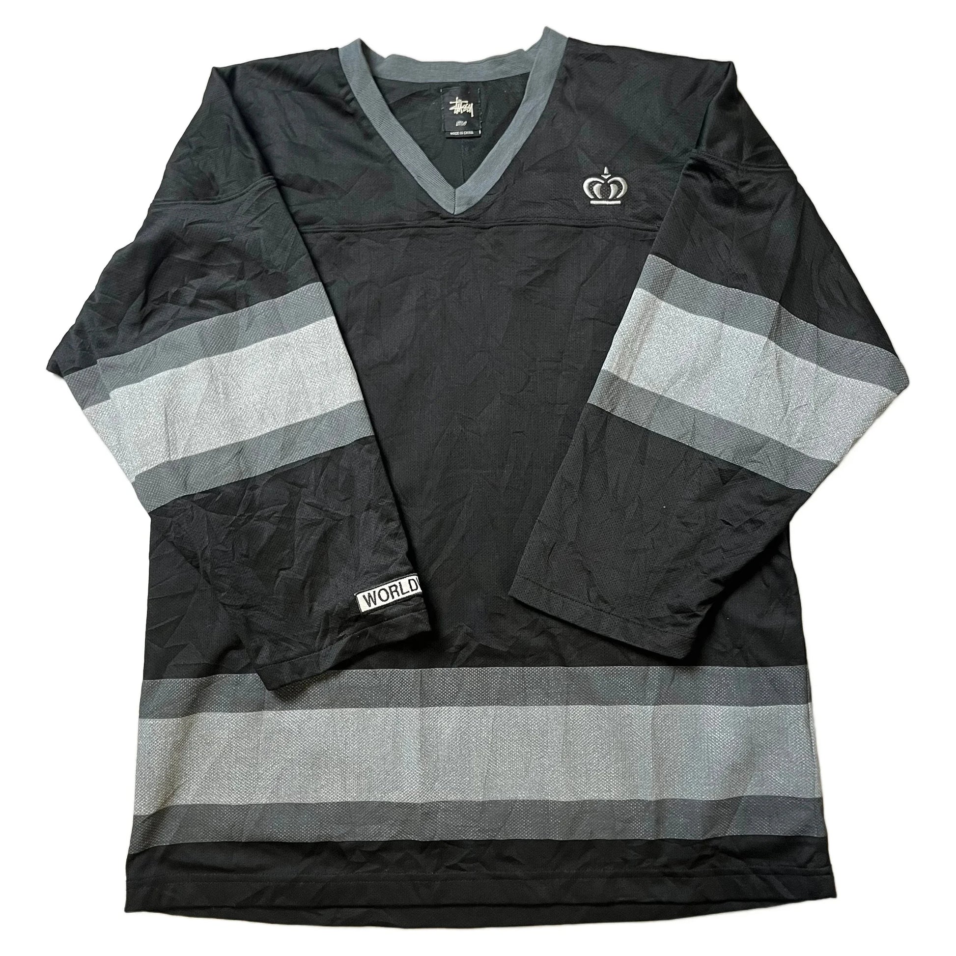 Black Stussy Jersey - L | The Streetwear Studio
