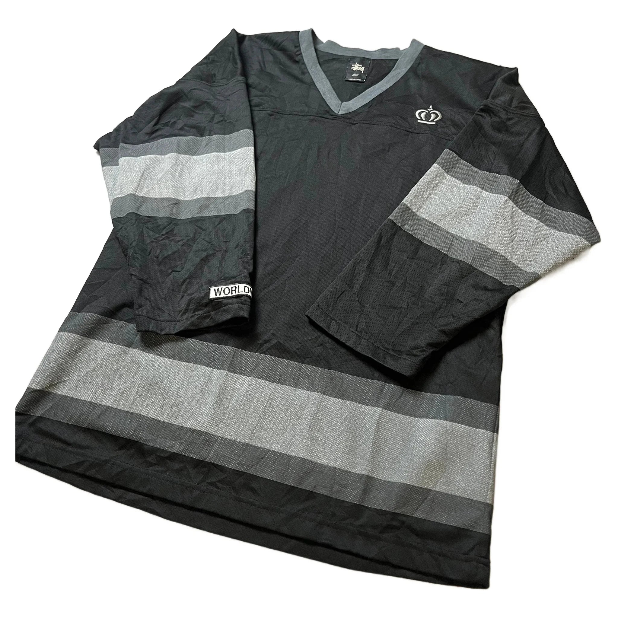 Black Stussy Jersey - L | The Streetwear Studio