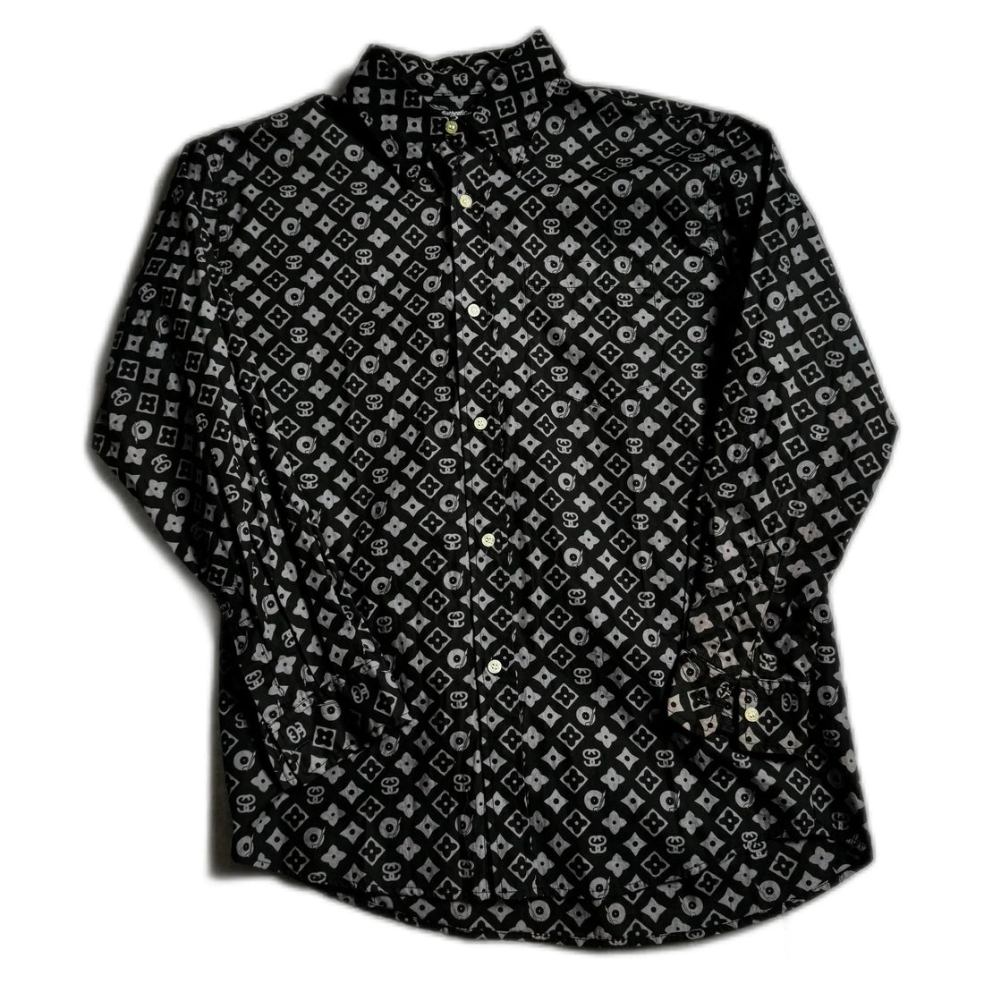 Black Stussy 'LV' Shirt - M | The Streetwear Studio