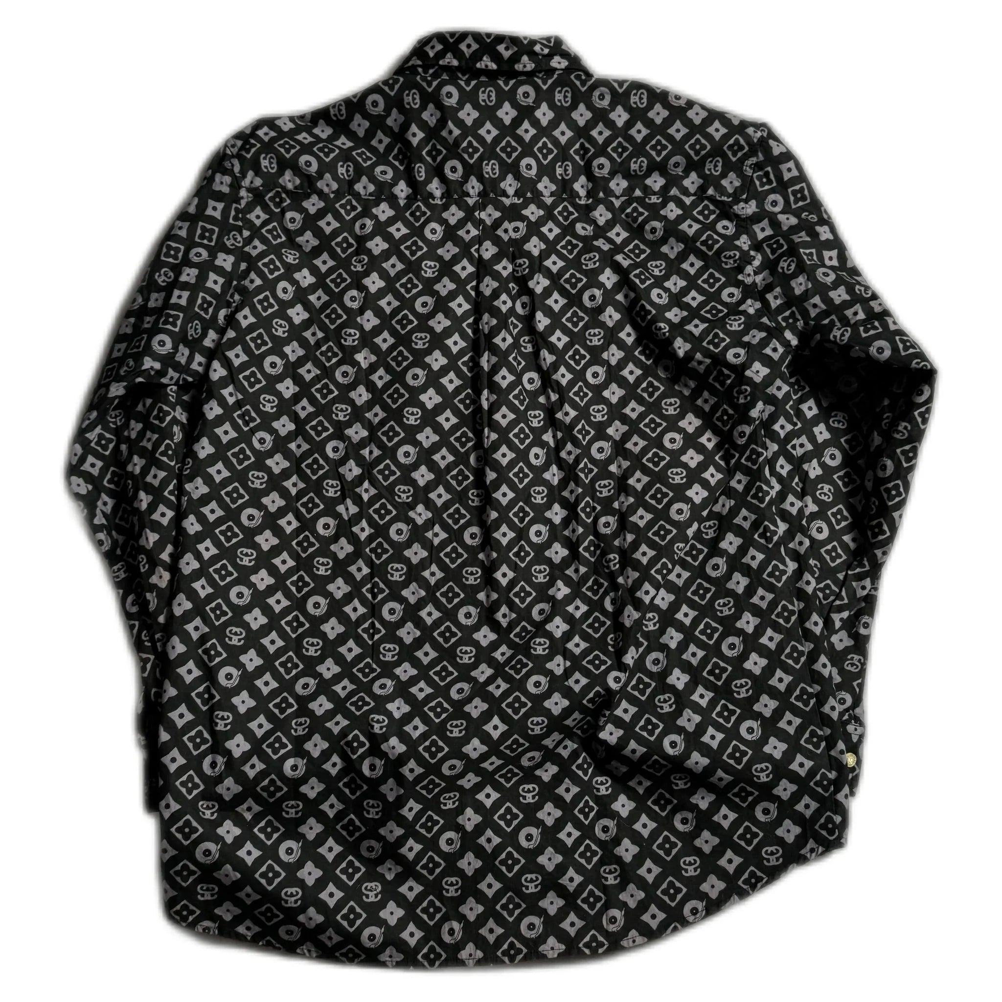 Black Stussy 'LV' Shirt - M | The Streetwear Studio