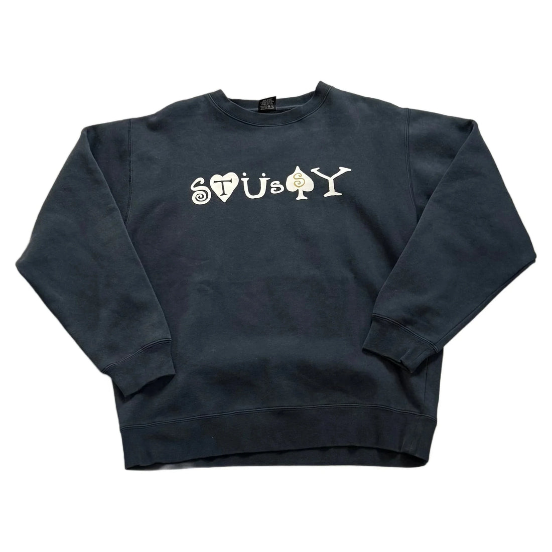 Black Stussy Sweatshirt - M | The Streetwear Studio