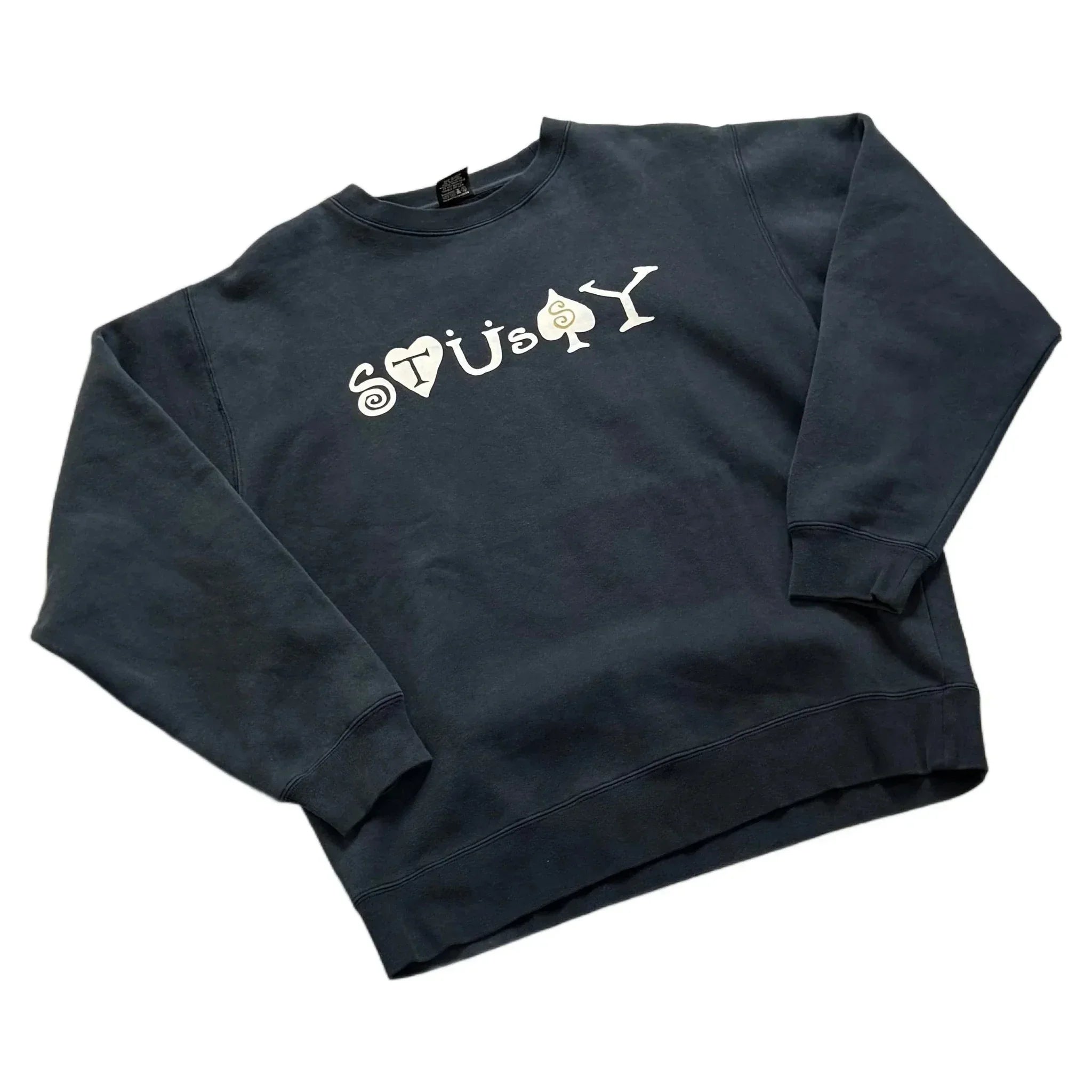 Black Stussy Sweatshirt - M | The Streetwear Studio