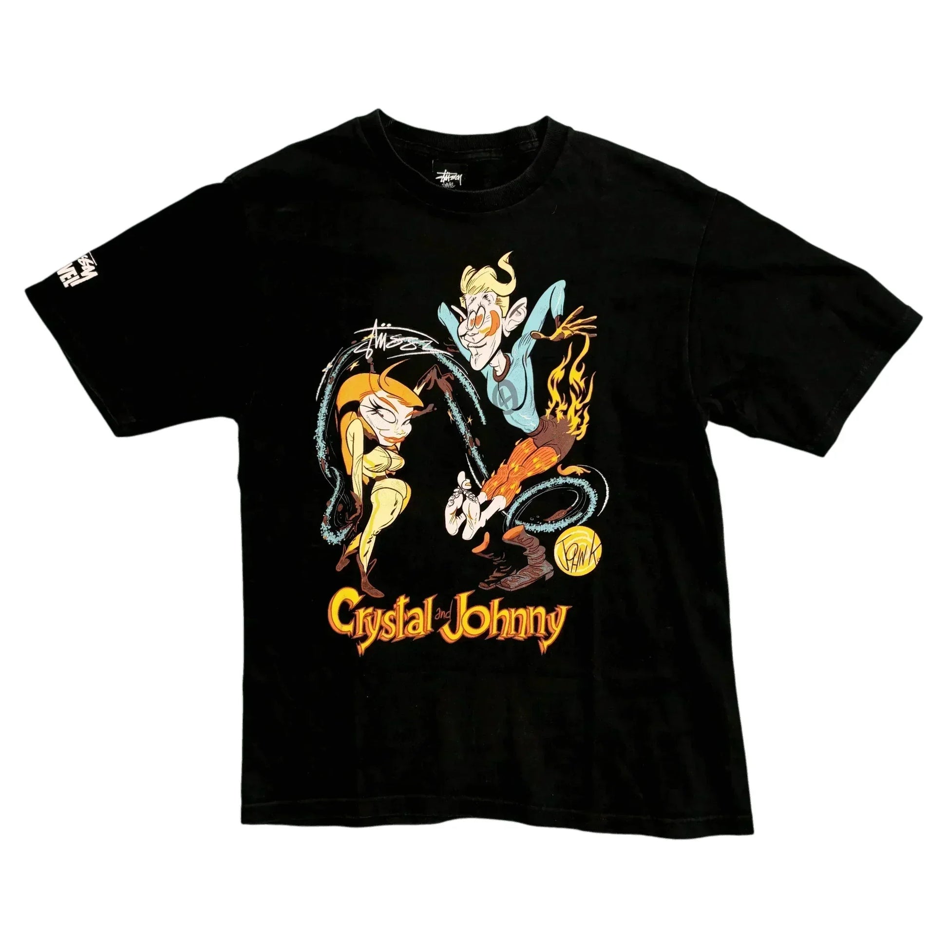 Black Stussy x Marvel Tee - S | The Streetwear Studio