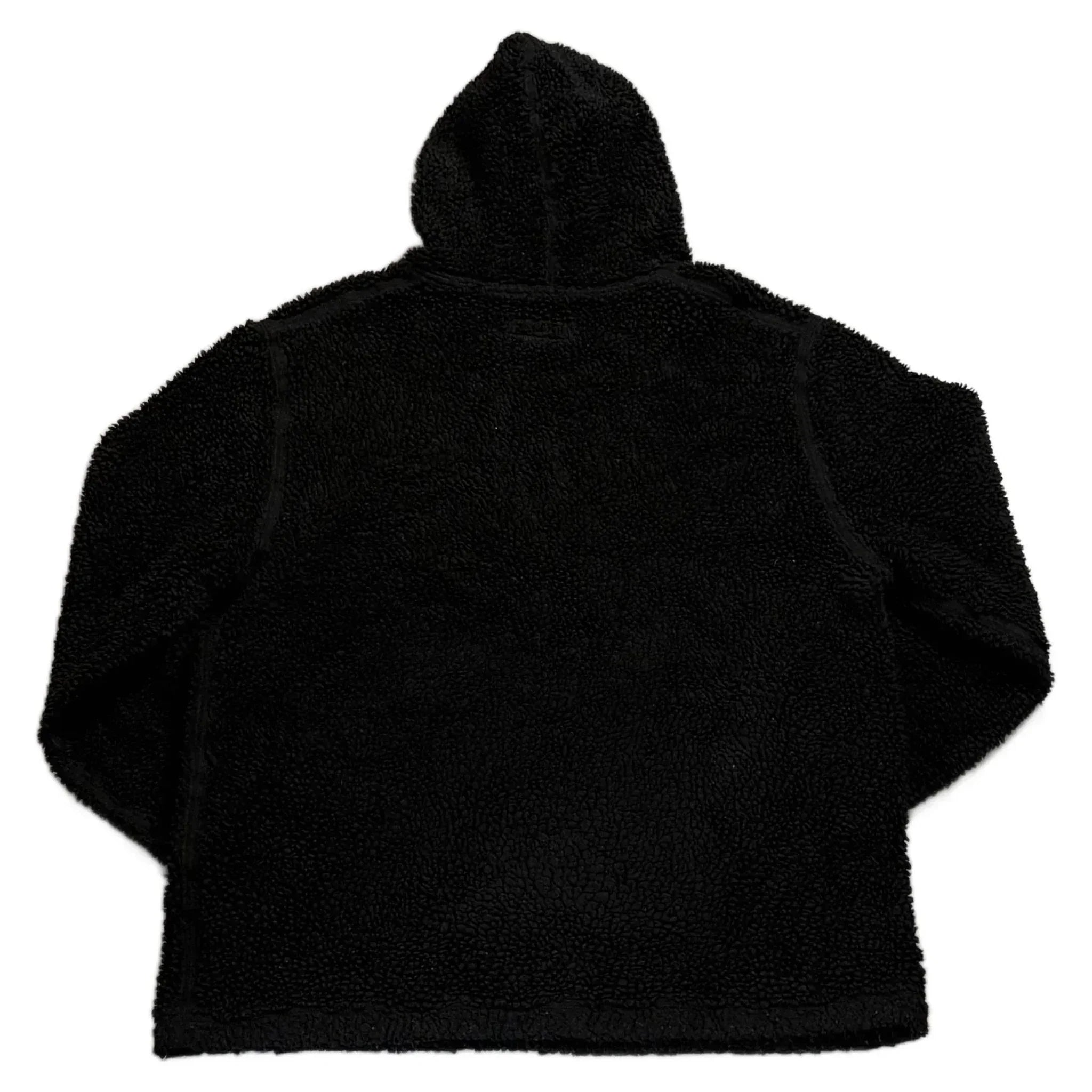 Black Supreme 1/4 Zip Hoodie - L | The Streetwear Studio