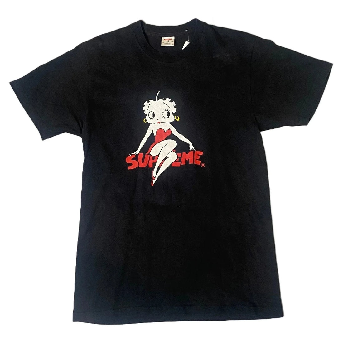 Black Supreme Betty Boop Tee - M | The Streetwear Studio
