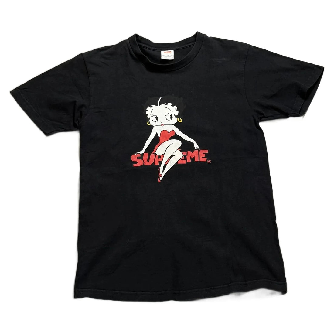 Black Supreme Betty Boop Tee - M | The Streetwear Studio