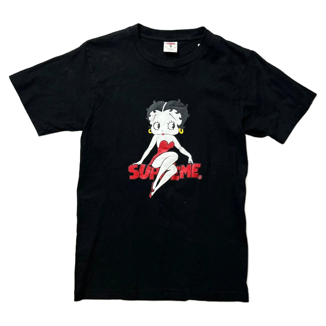 Black Supreme Betty Boop Tee - S | The Streetwear Studio