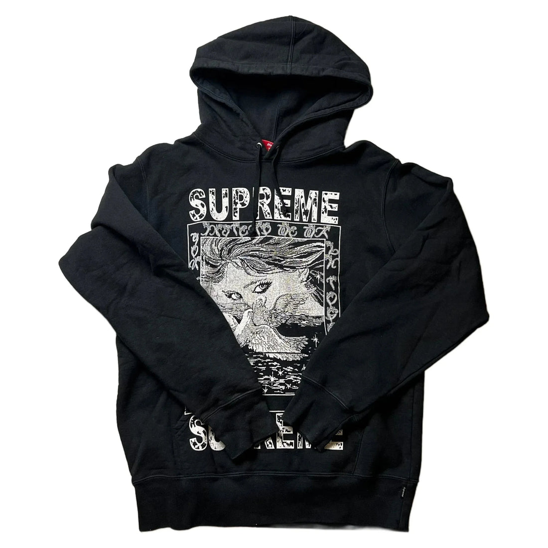 Black Supreme Hoodie - M | The Streetwear Studio