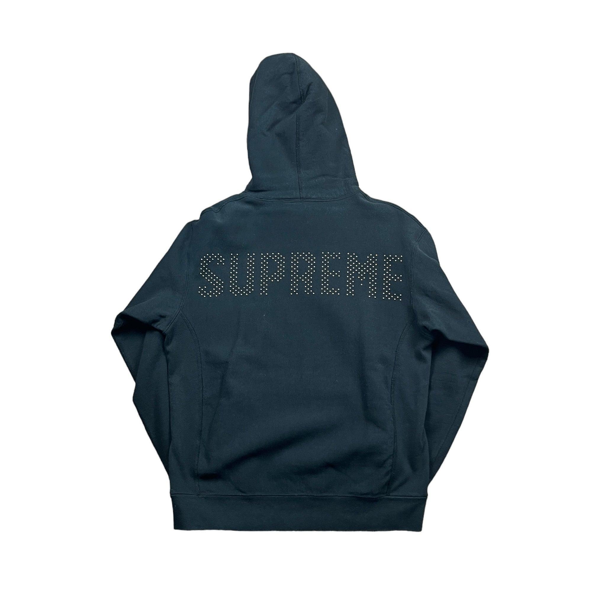 Black Supreme Hoodie - Medium - The Streetwear Studio