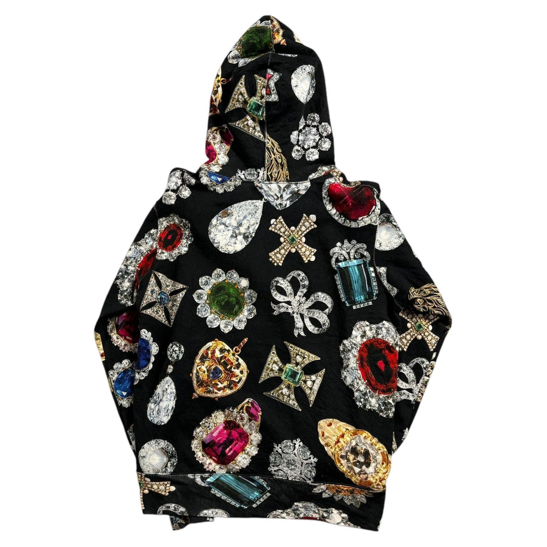 Black Supreme Jewels Hoodie - M | The Streetwear Studio