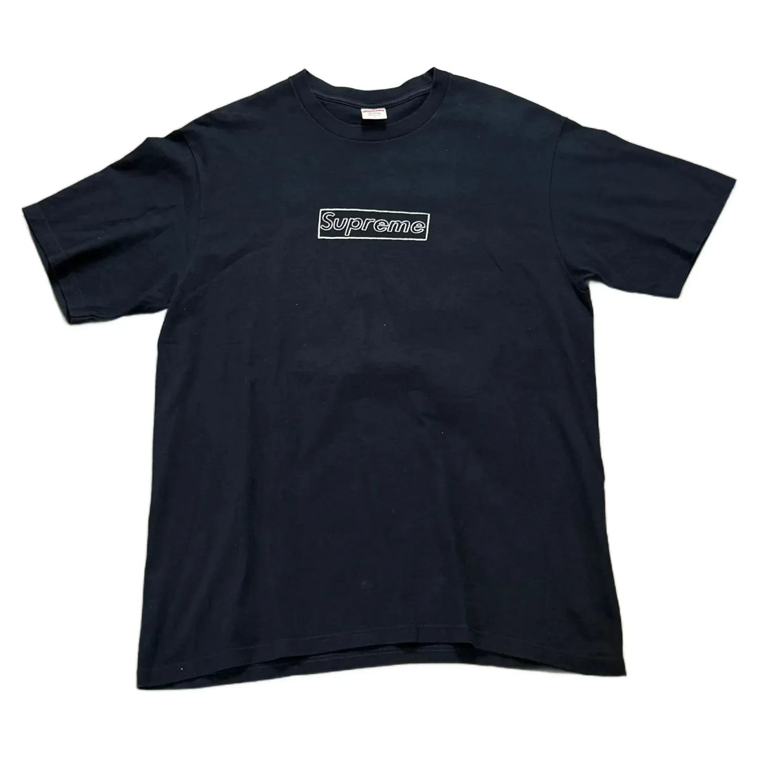 Black Supreme KAWS Box Logo - L | The Streetwear Studio