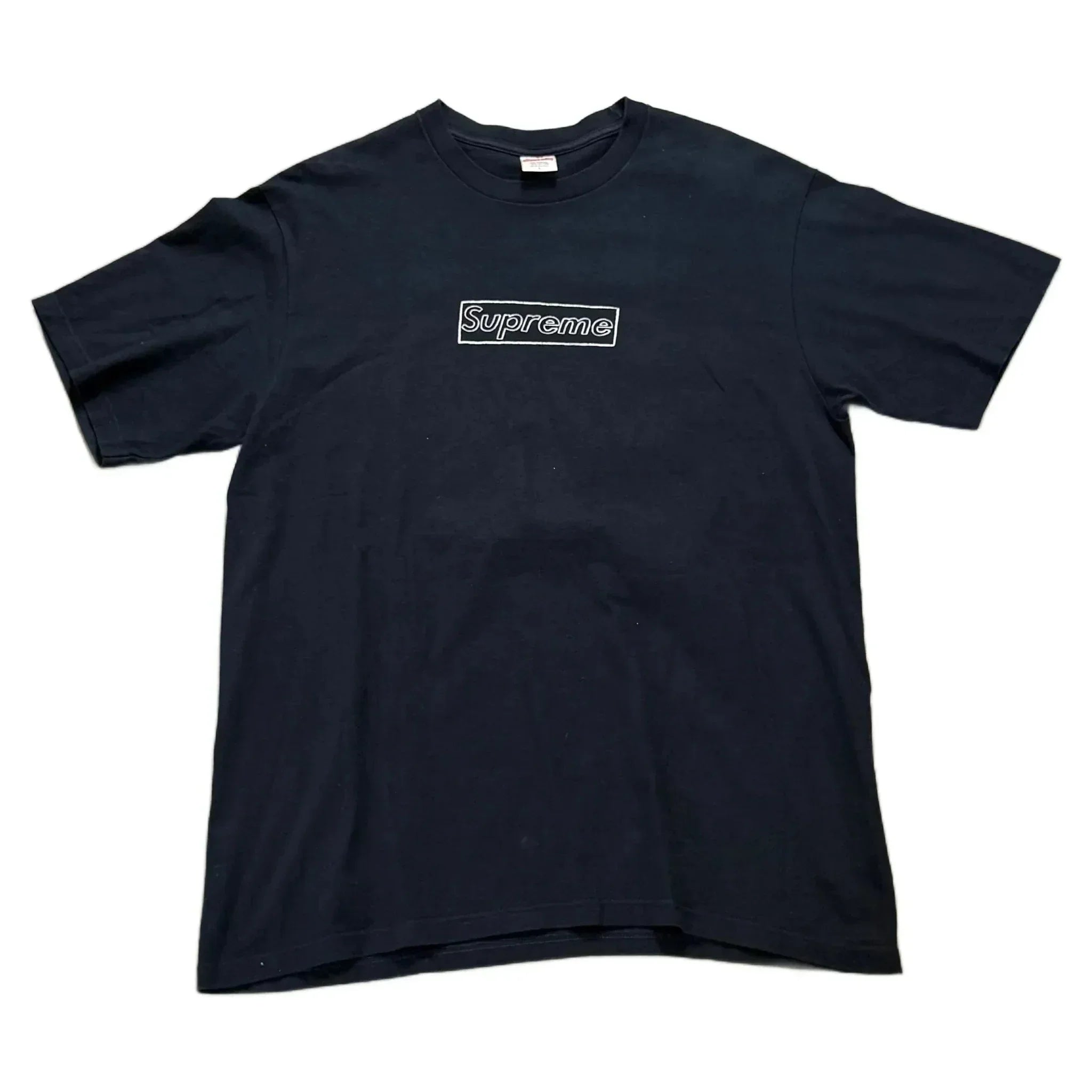 Black Supreme KAWS Box Logo - L | The Streetwear Studio