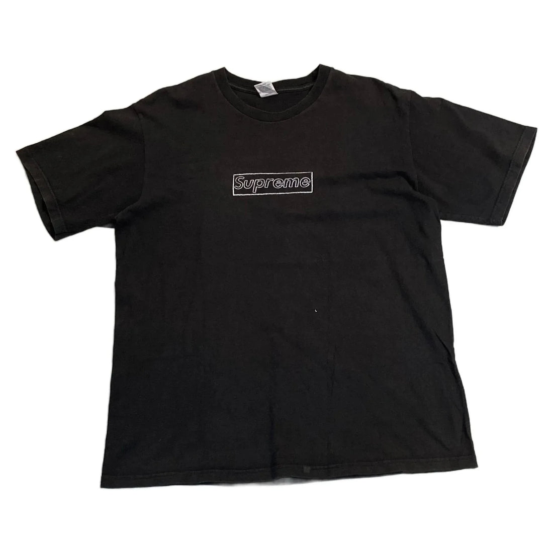 Black Supreme KAWS Box Logo Tee - L | The Streetwear Studio