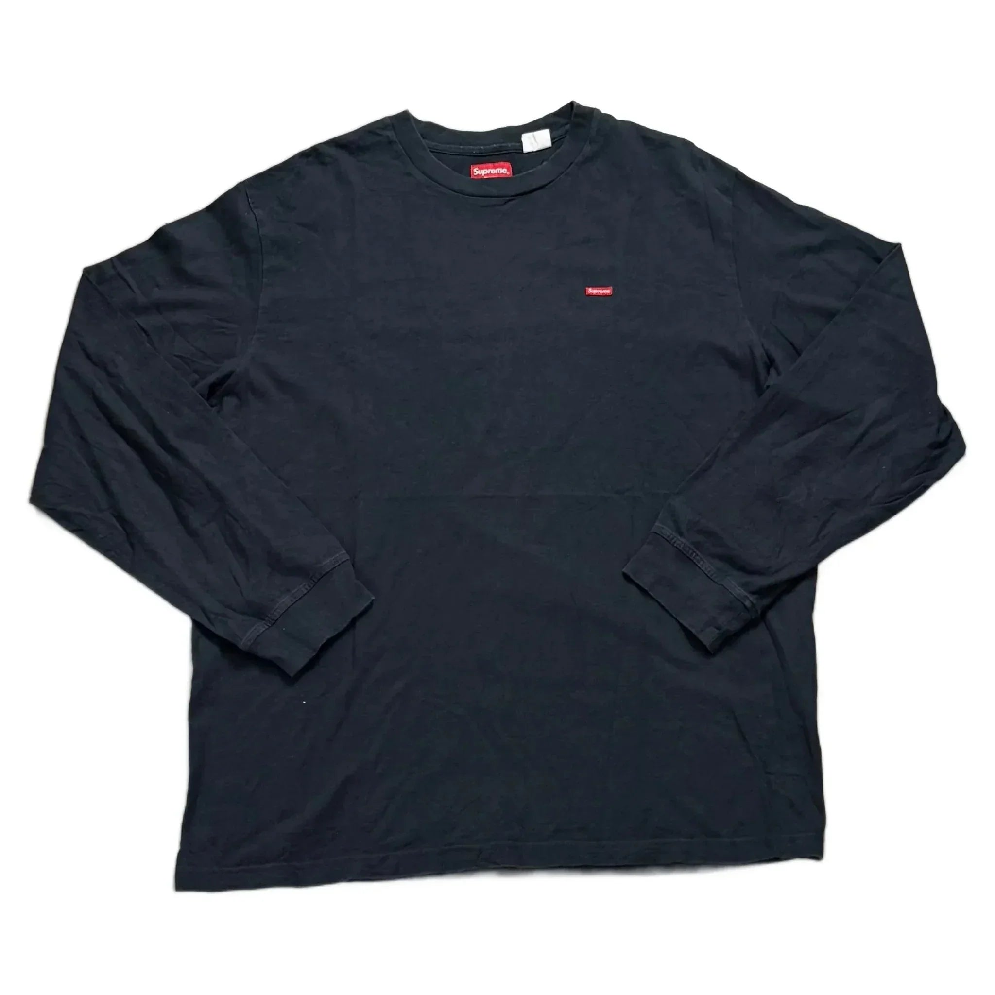 Black Supreme Long Sleeve Tee - L | The Streetwear Studio