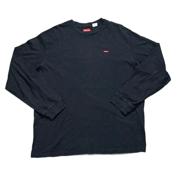 Black Supreme Long Sleeve Tee - L | The Streetwear Studio