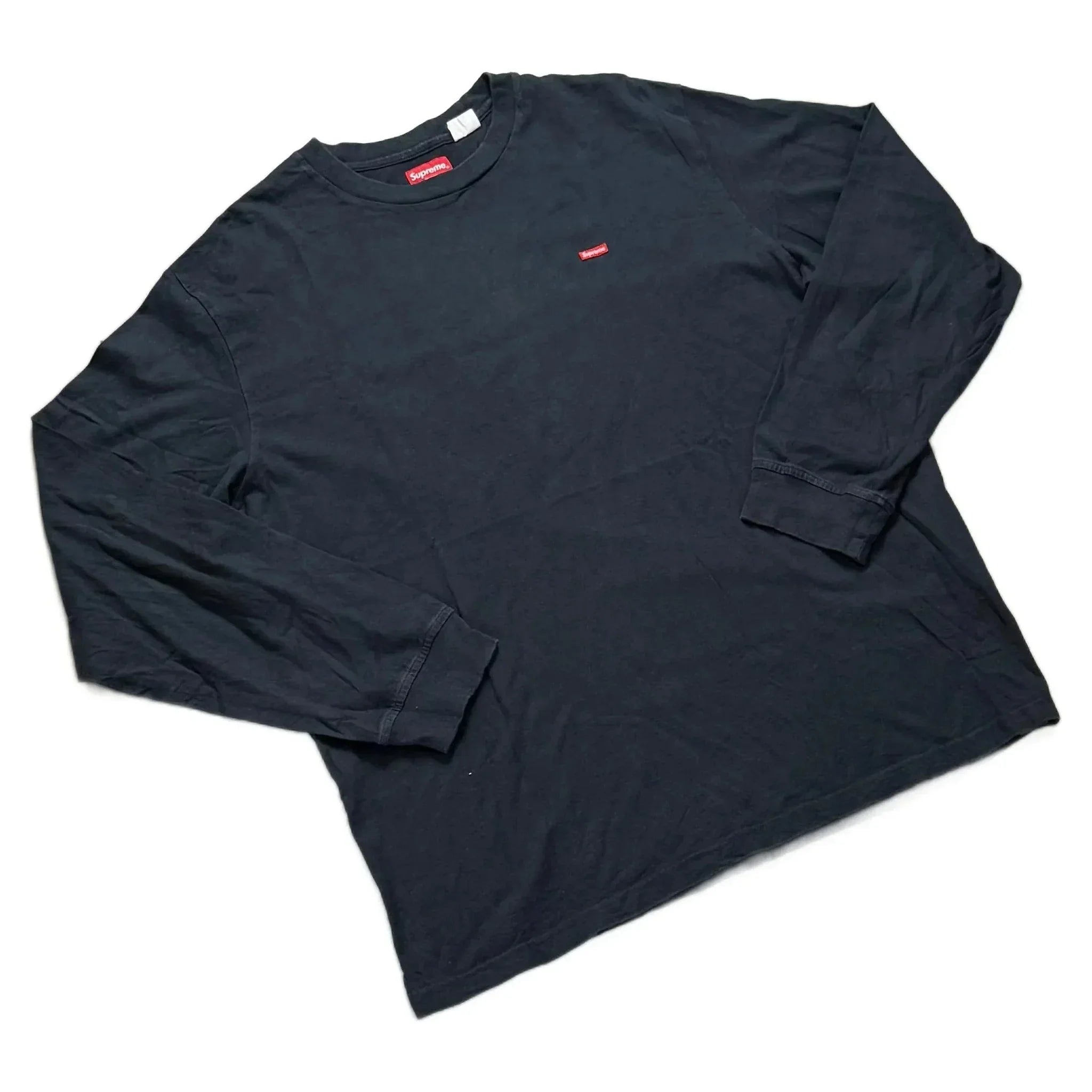 Black Supreme Long Sleeve Tee - L | The Streetwear Studio