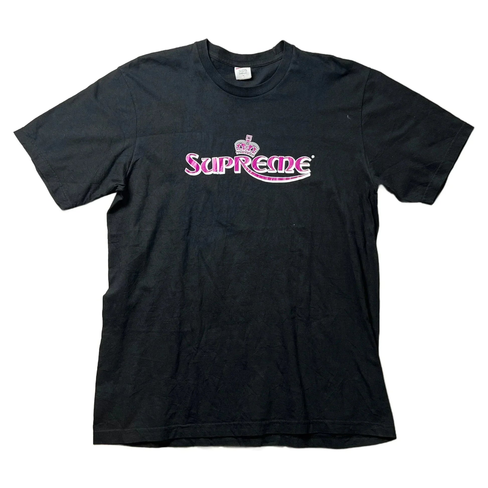 Black Supreme Tee - L | The Streetwear Studio