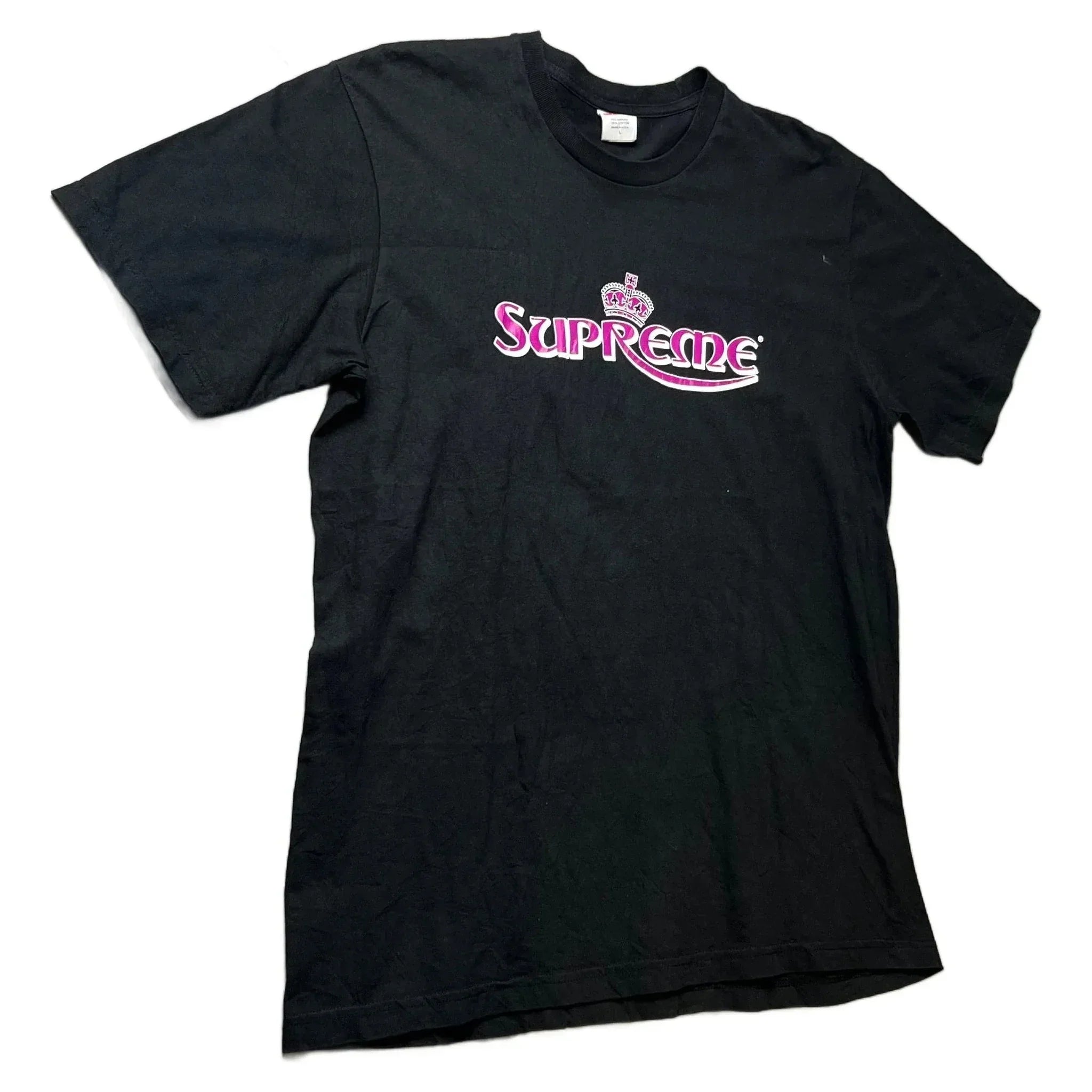Black Supreme Tee - L | The Streetwear Studio