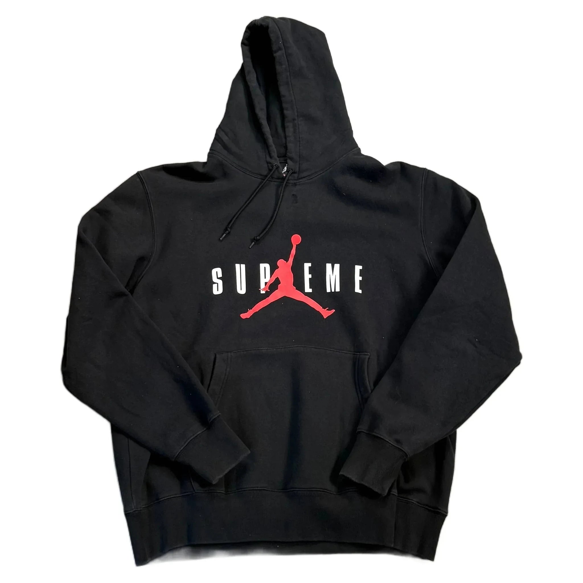 Black Supreme x Jordan Hoodie - XL | The Streetwear Studio