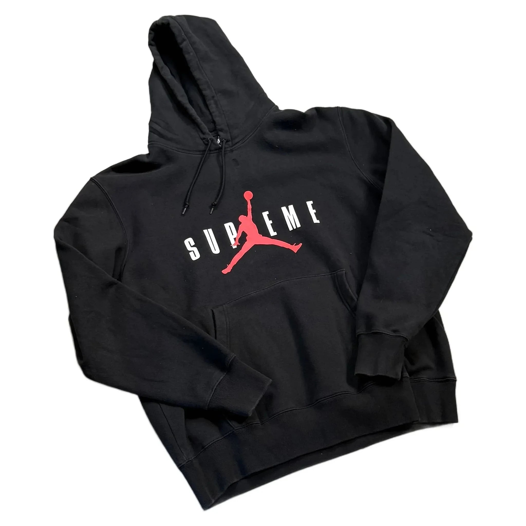 Black Supreme x Jordan Hoodie - XL | The Streetwear Studio