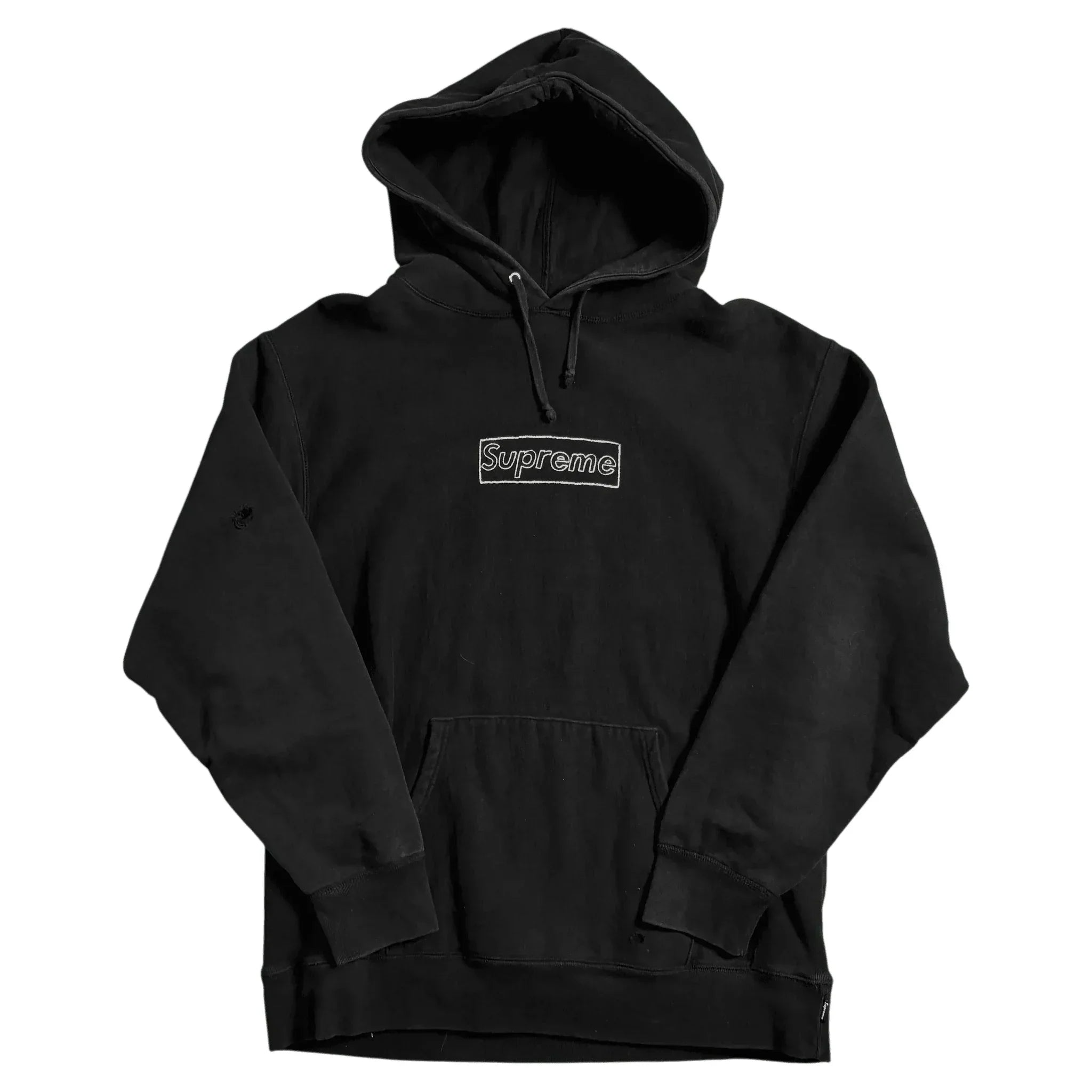 Black Supreme x KAWS Box Logo Hoodie - L | The Streetwear Studio