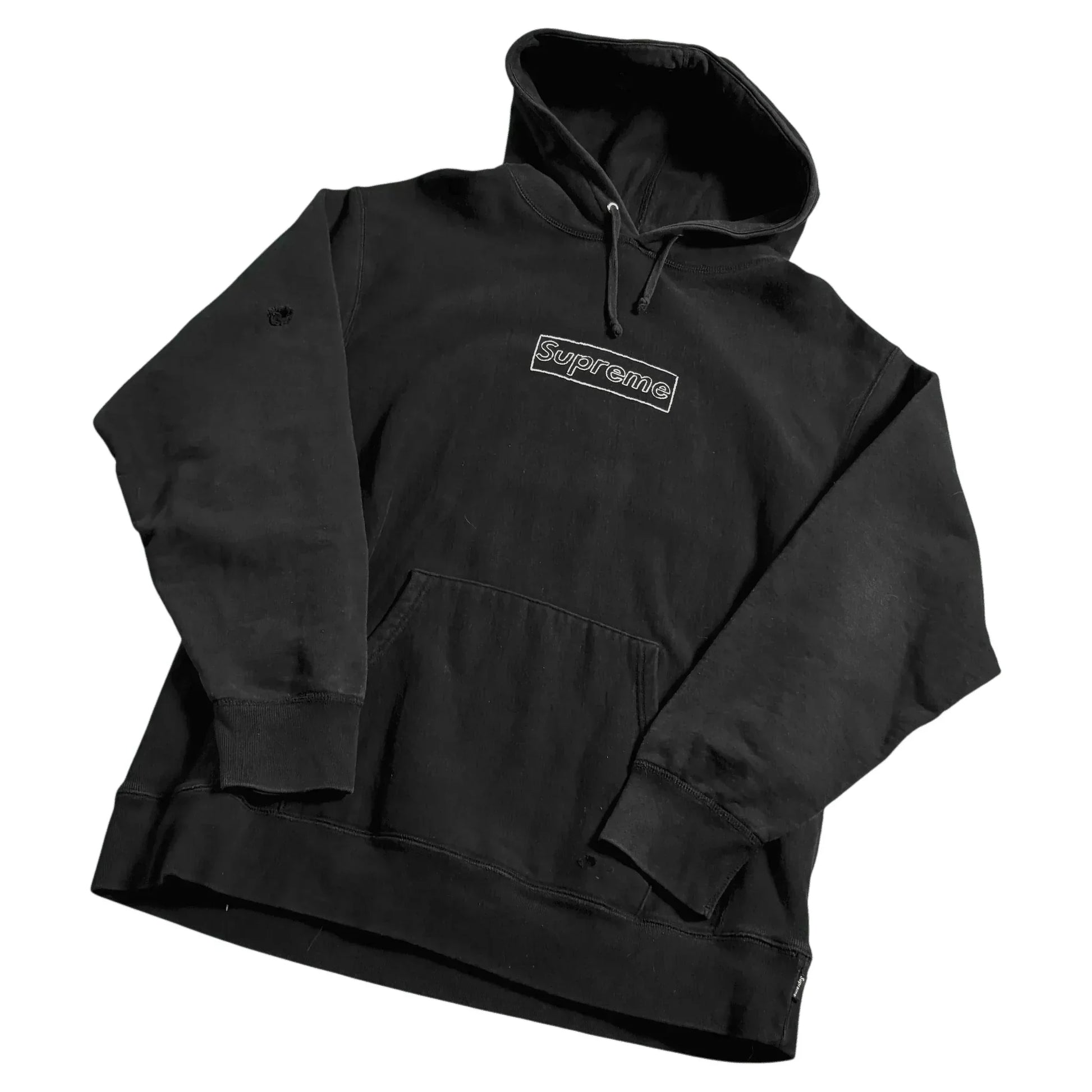 Black Supreme x KAWS Box Logo Hoodie - L | The Streetwear Studio