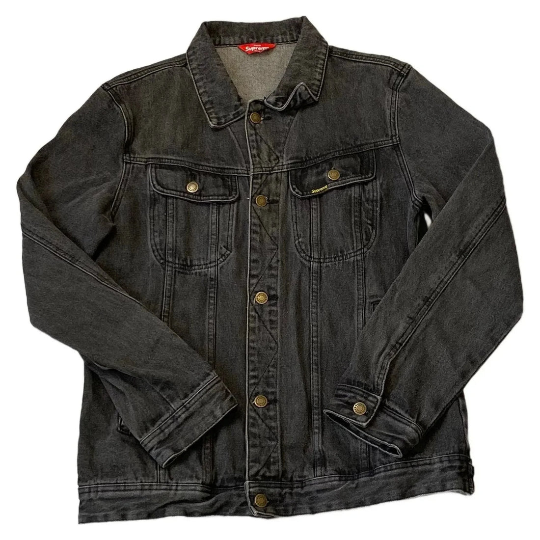 Black Supreme x Playboy Denim Jacket - L | The Streetwear Studio
