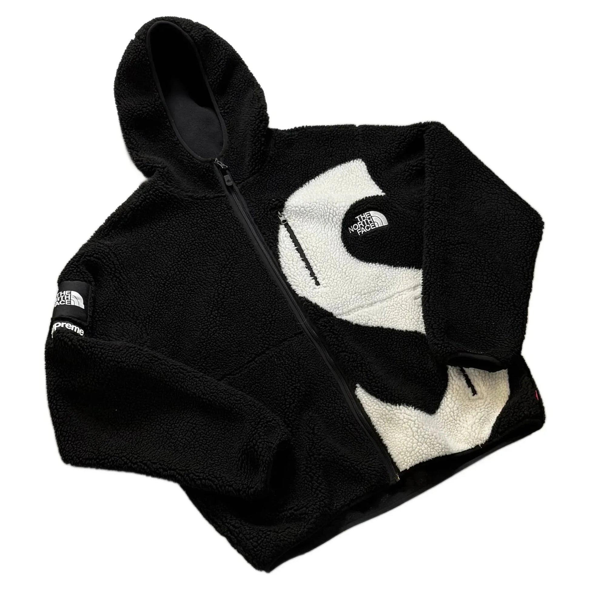 Black Supreme x The North Face FW20 Full Zip S Logo Fleece - L | The Streetwear Studio