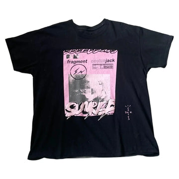 Black Travis Scott x Fragment Tee - L | The Streetwear Studio