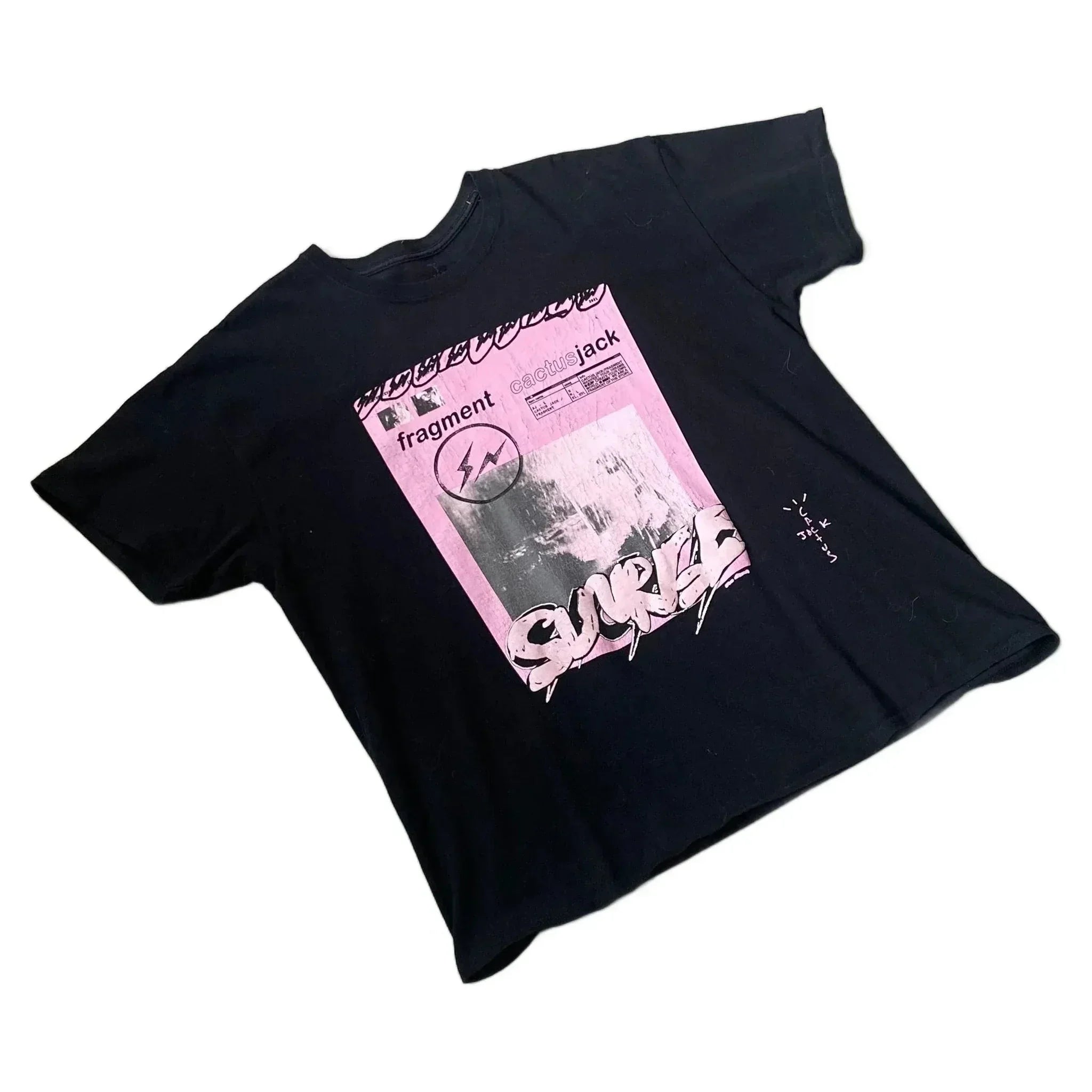 Black Travis Scott x Fragment Tee - L | The Streetwear Studio