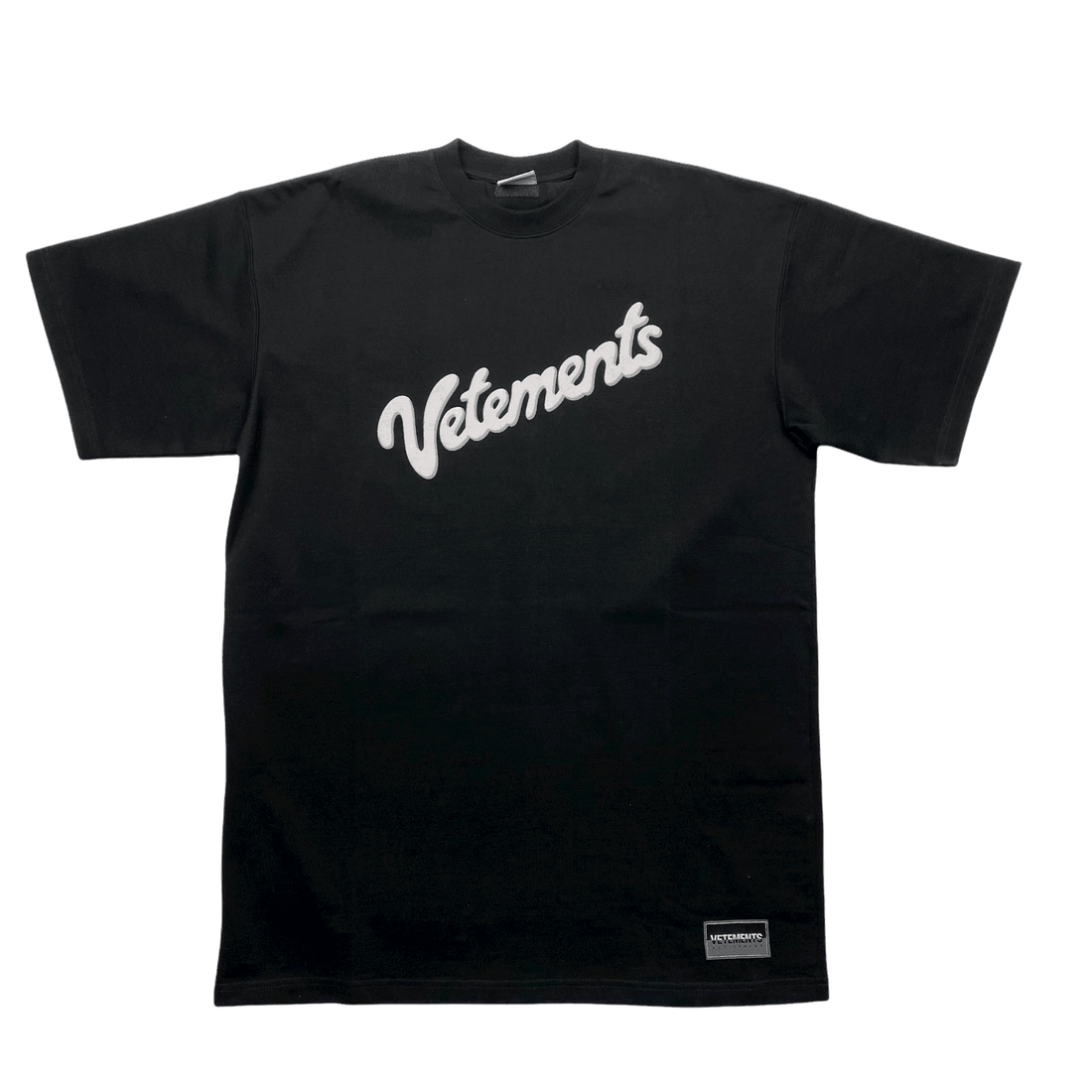 Black Vetements Oversized Sweet Logo Tee - Extra Small (Recommended Size - Extra Large) - The Streetwear Studio