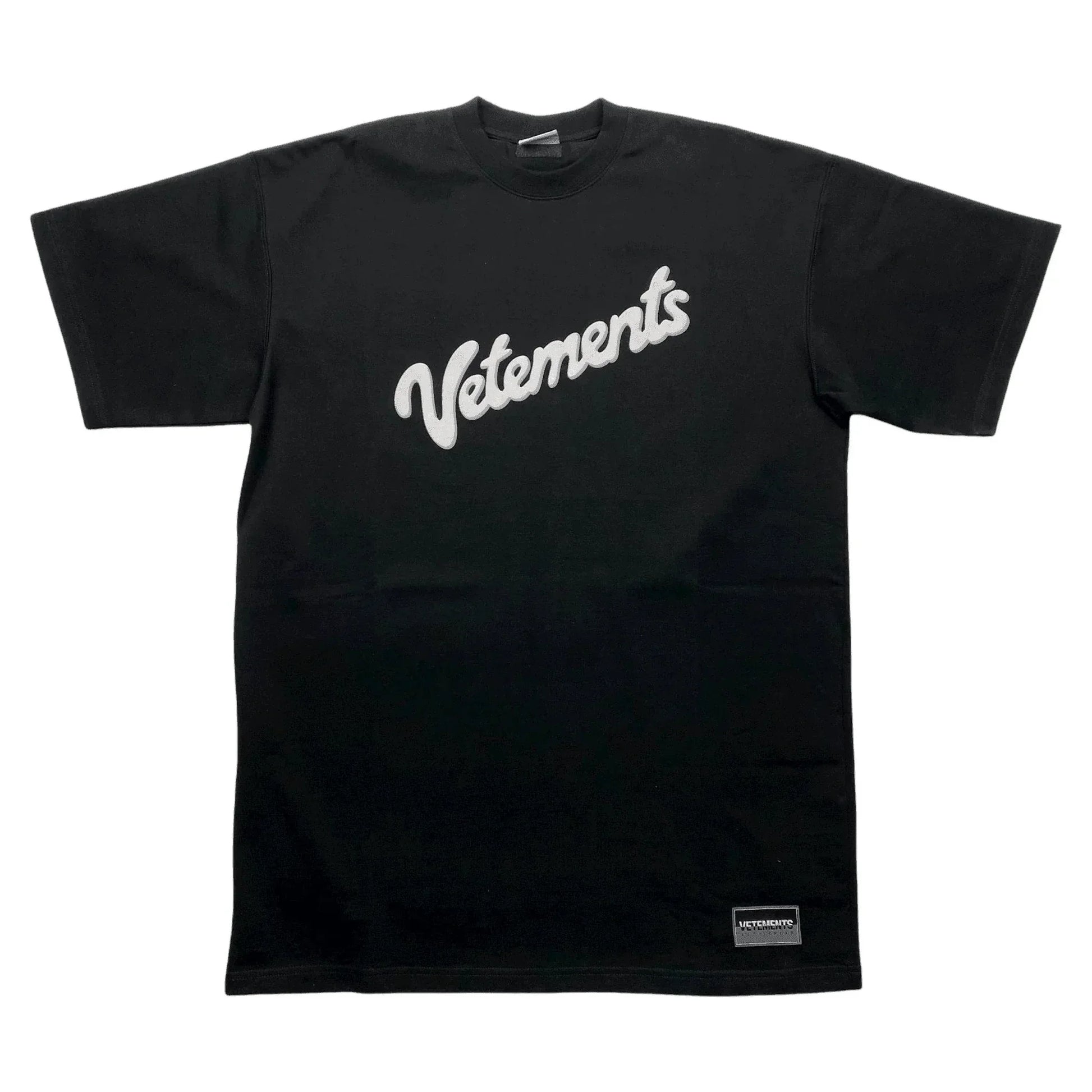 Black Vetements Oversized Sweet Logo Tee - XS (Recommended Size - XL) | The Streetwear Studio