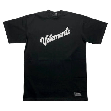 Black Vetements Oversized Sweet Logo Tee - XS (Recommended Size - XL) | The Streetwear Studio