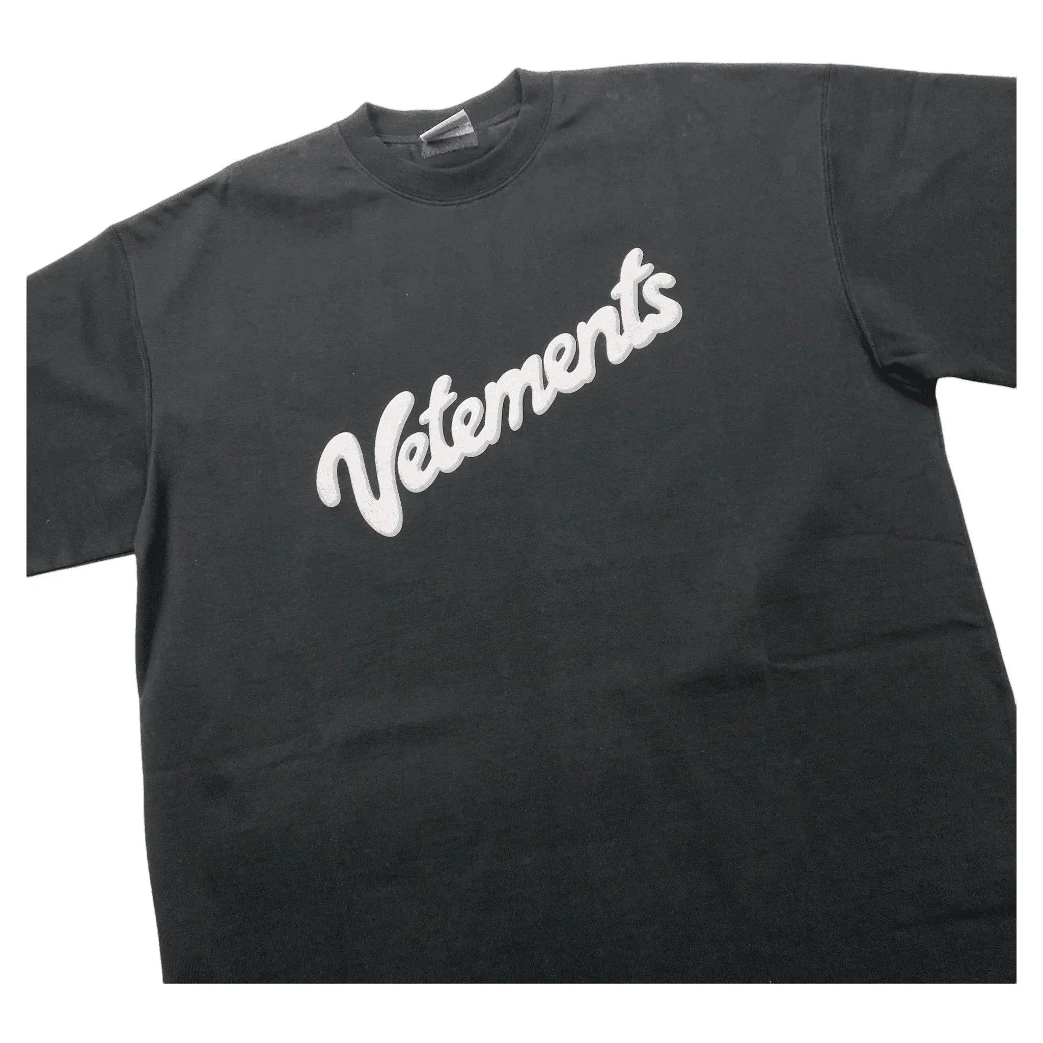 Black Vetements Oversized Sweet Logo Tee - XS (Recommended Size - XL) | The Streetwear Studio