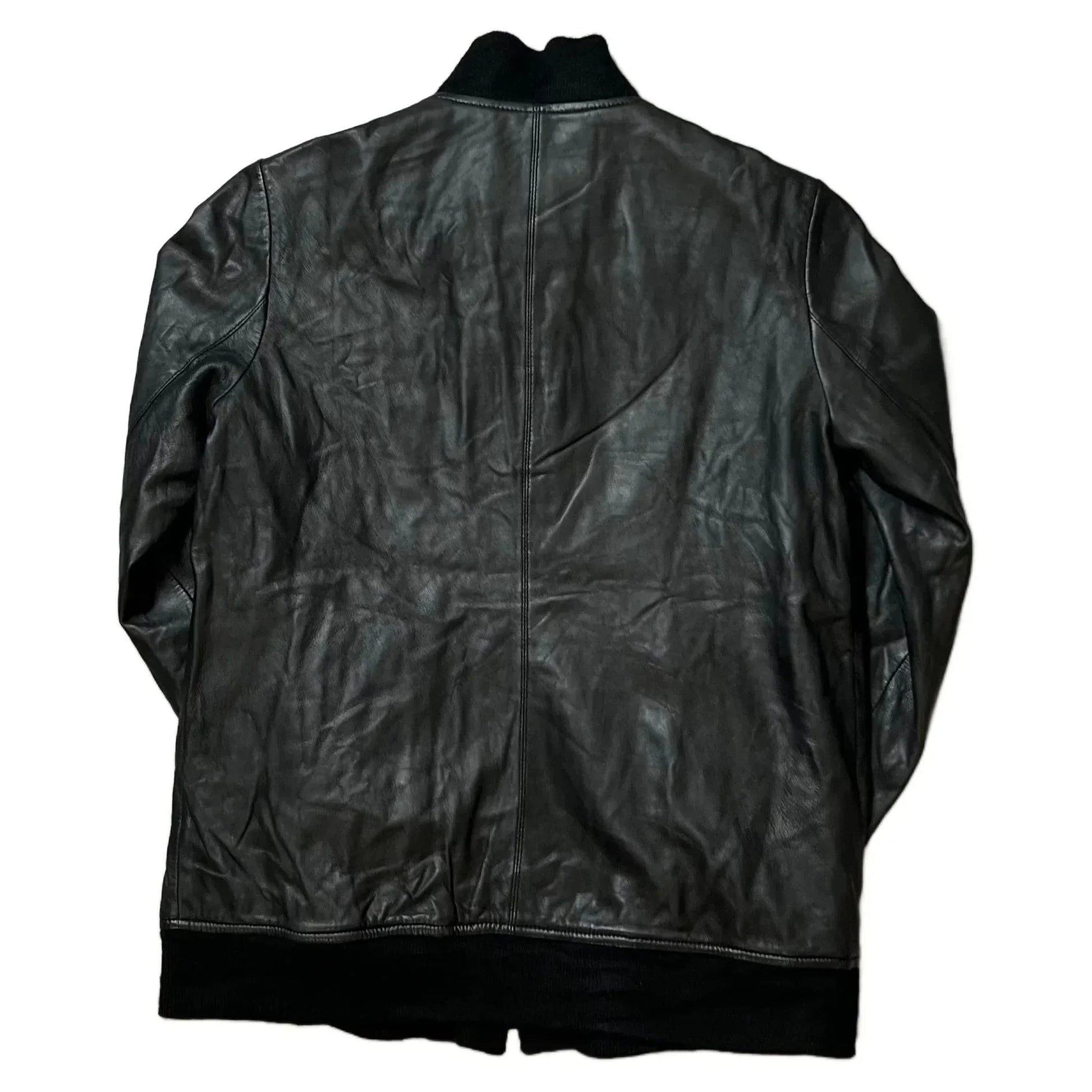 Black Yves Saint Laurent (YSL) Leather Jacket - M | The Streetwear Studio