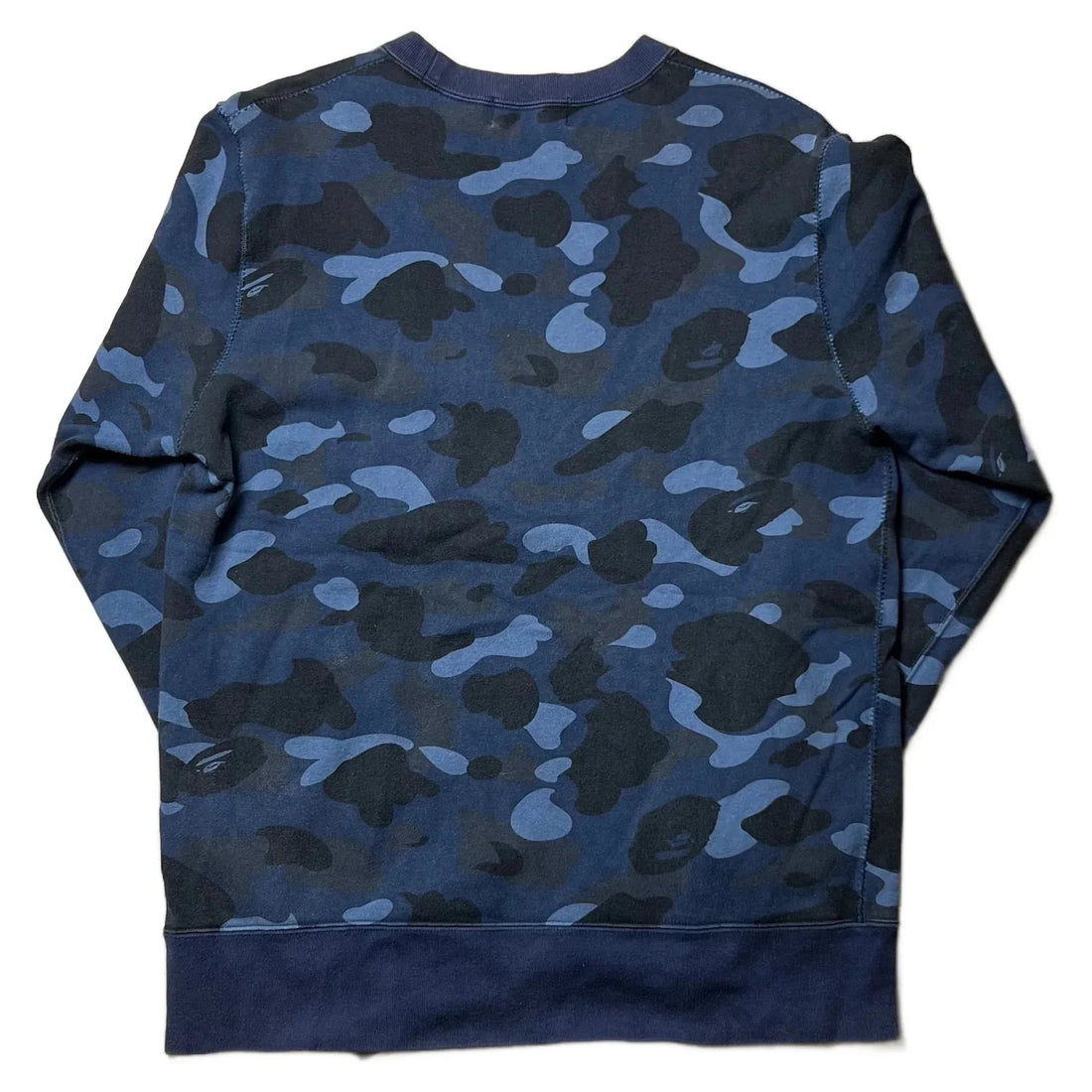 Blue A Bathing Ape (BAPE) Sweatshirt - L | The Streetwear Studio