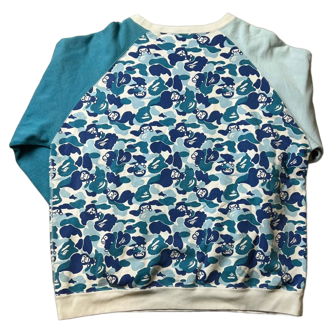 Blue A Bathing Ape (BAPE) Sweatshirt - XL | The Streetwear Studio