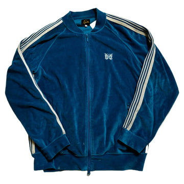 Blue Needles Velour Jacket - L | The Streetwear Studio