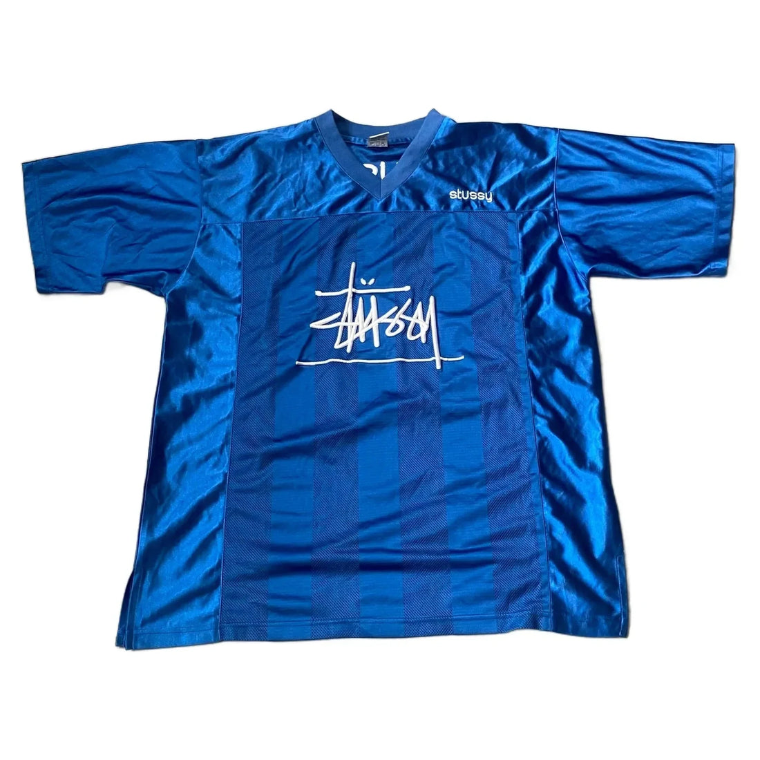 Blue Stussy Jersey - L | The Streetwear Studio