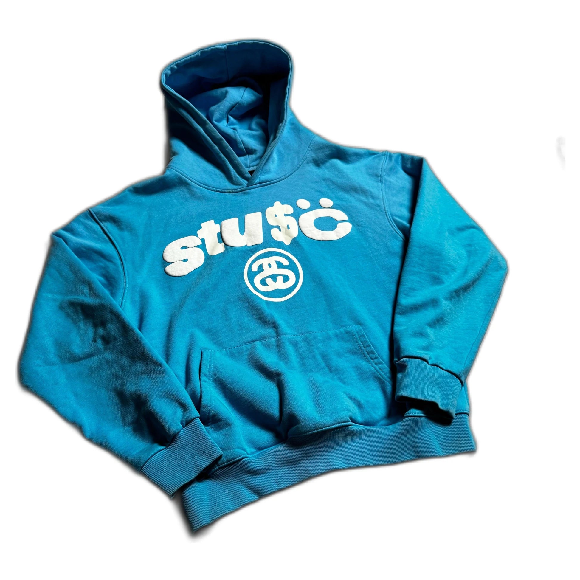 Blue Stussy x Cactus Plant Flea Market (CPFM) Hoodie - S | The Streetwear Studio