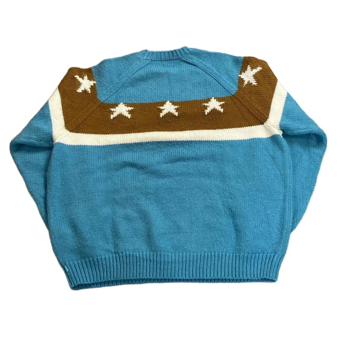 Blue Supreme Knitted Sweatshirt - XL | The Streetwear Studio