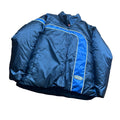 Blue Supreme Stripe Puffer Coat - Medium - The Streetwear Studio