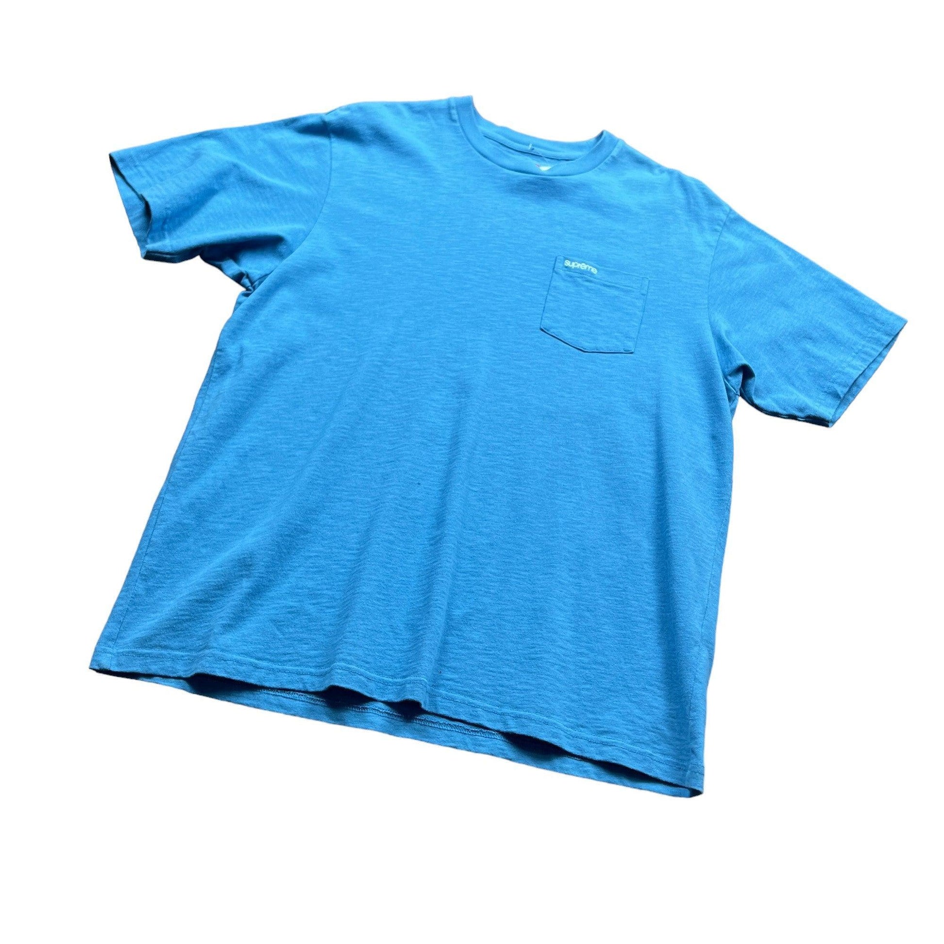 Blue Supreme Tee - Large - The Streetwear Studio